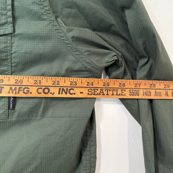 Pladra Men's Yuba Fishing Shirt Button Front Green XL Ripstop UPF Trail Outdoor - Picture 7 of 9
